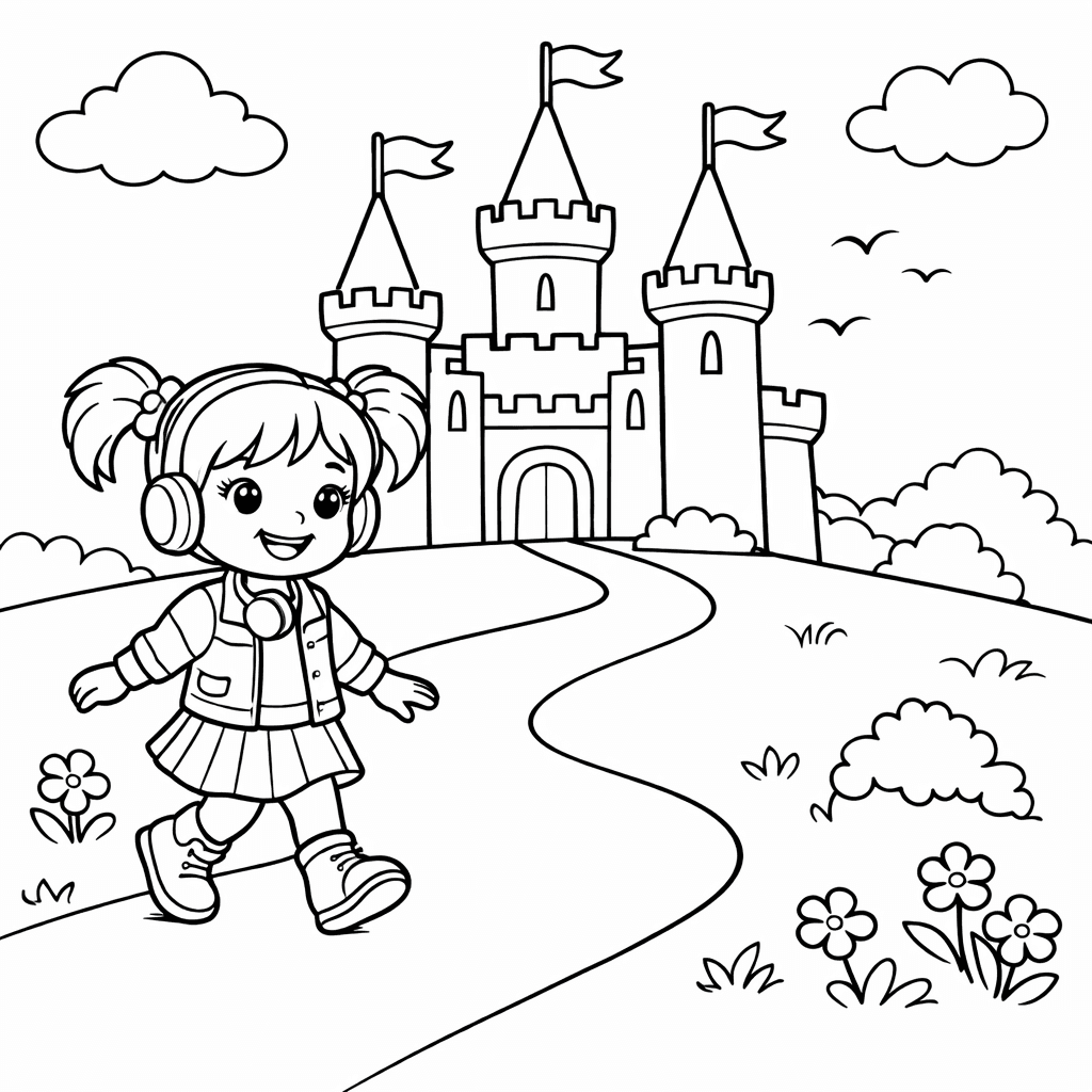 A music lover in a fairytale world